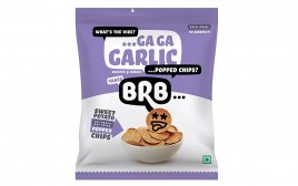 BRB Ga Ga Garlic Sweet Potato Popped Chips  Pack  23 grams